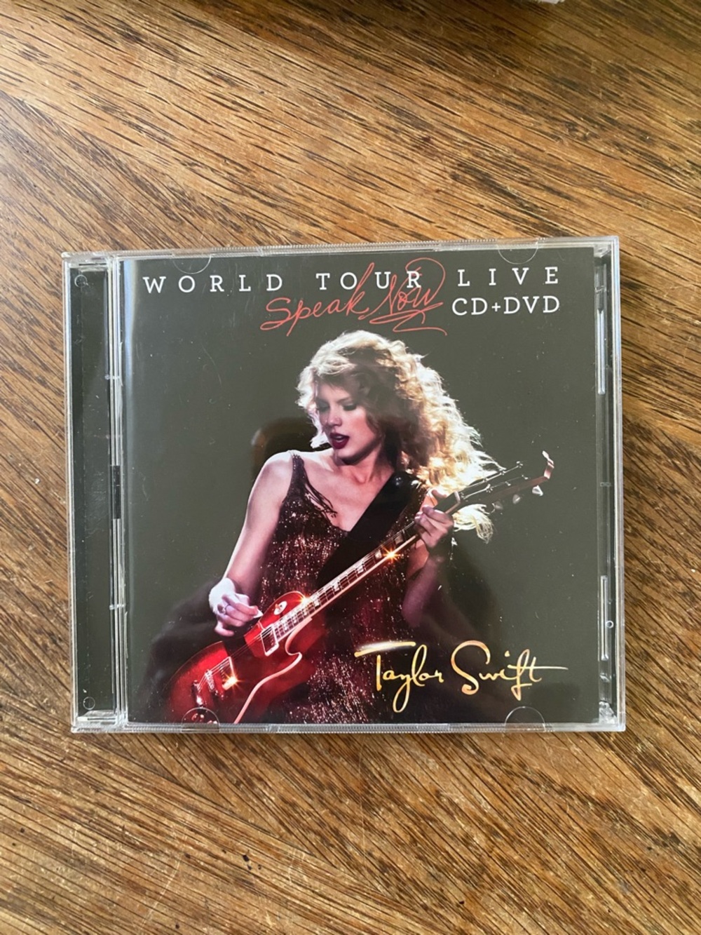 Taylor Swift "Speak Now World Tour Live" CD+DVD - Red/Black